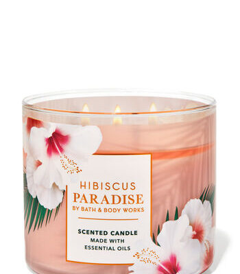 Hibiscus Paradise Scented Candle from Bath and Body Works 411g