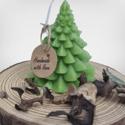 Christmas tree candle