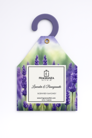 Lavender and Pomegranate scented Sachet