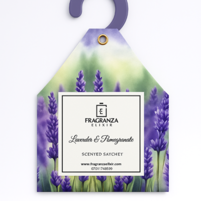 Lavender and Pomegranate scented Sachet